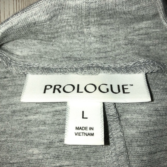 “Prologue" brand, knit batwing midi-dress w/elastic belted waist & mock neck - Picture 7 of 15